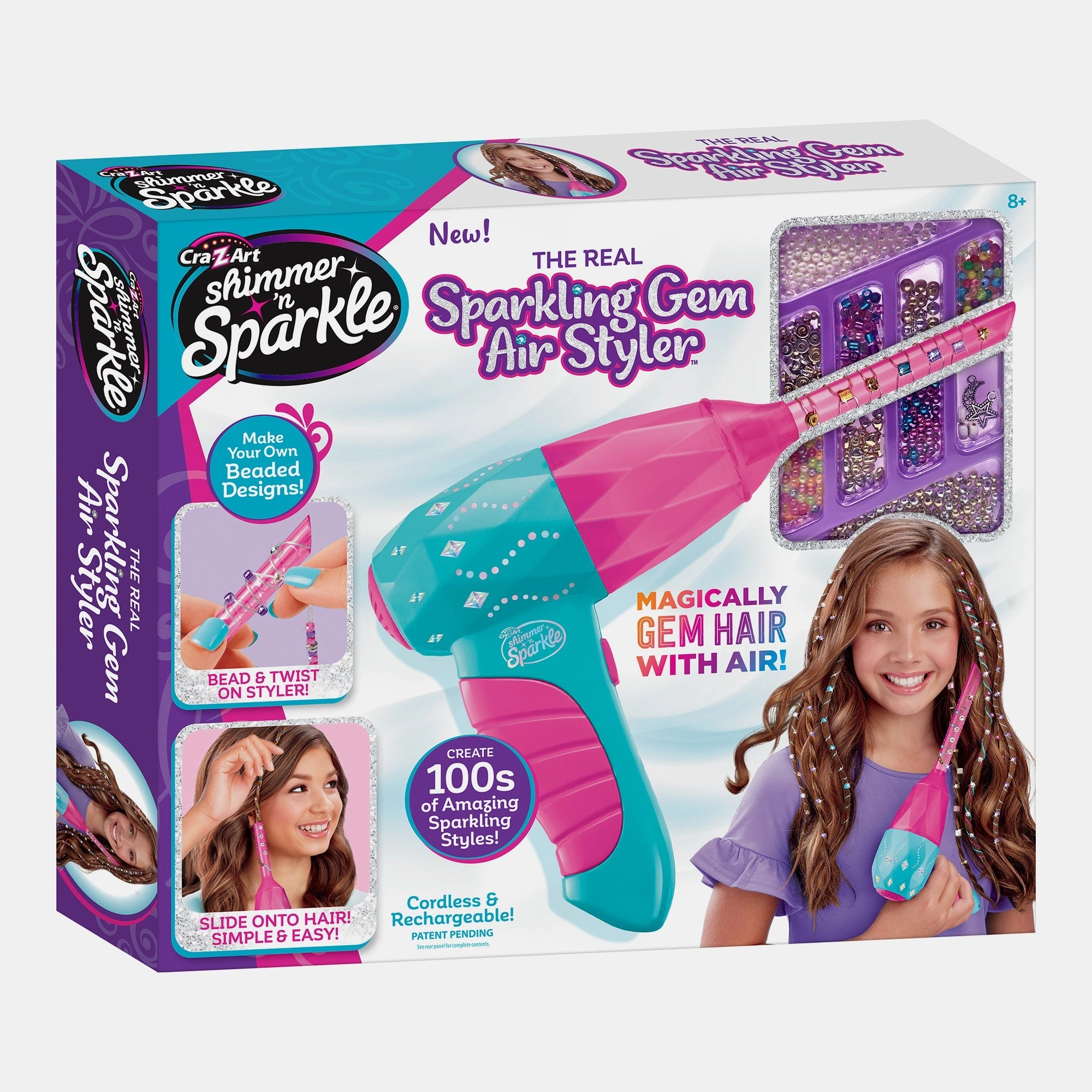 SHIMMER N SPARKLE Sparkling Gem Air Styler - 8+ years 614 pcs