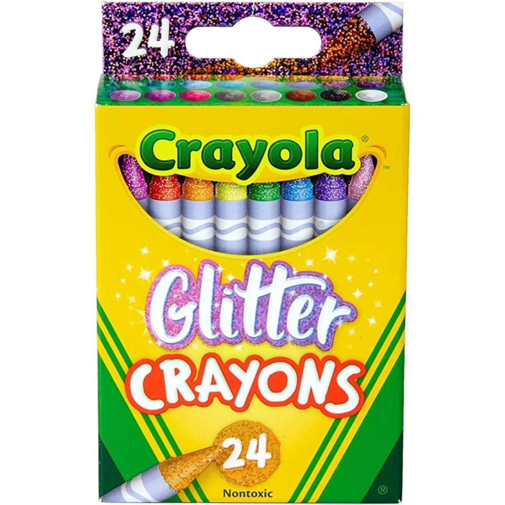 Glitter Crayons - 24 piece(s)