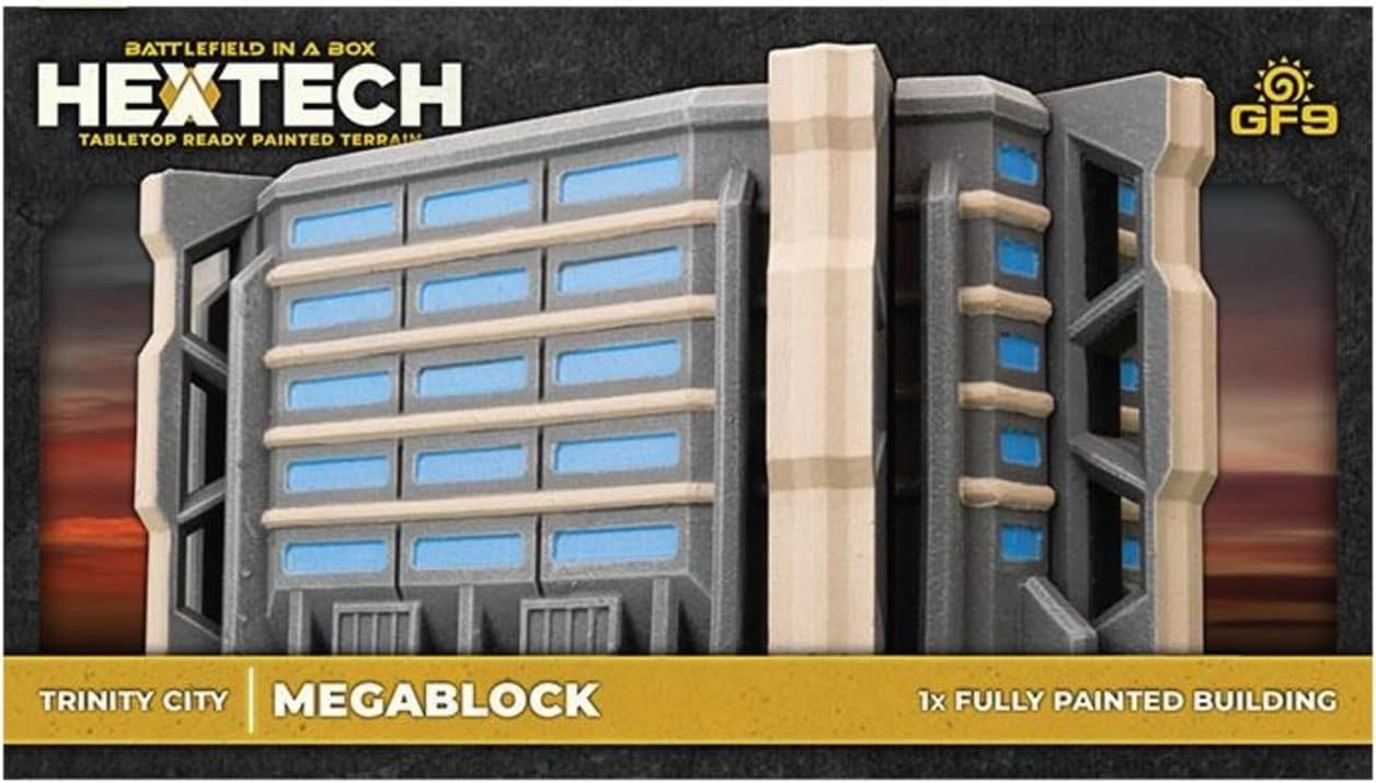 Gale Force Nine Trinity City - Megablock - Hex 1 pcs futuristic, mech-battling