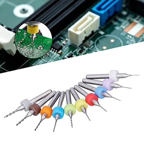 Mini Drill Bit - 10 x Tungsten Steel 0.3-1.2mm