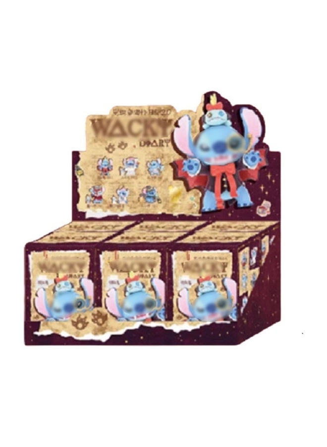 Generic Wacky Diary 2.0 - 6-Piece Blind Box PVC Figure Bundle