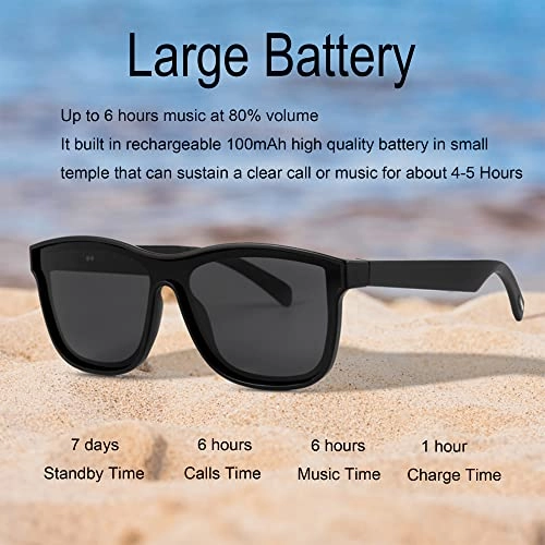 Smart Glasses - Bluetooth 5.4 IP5 Blue Light Blocking
