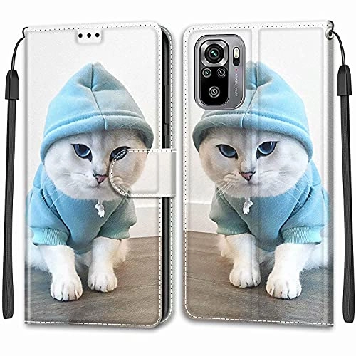 Nadoli Wallet Case Faux Leather Folio for Xiaomi Redmi Note 10 4G