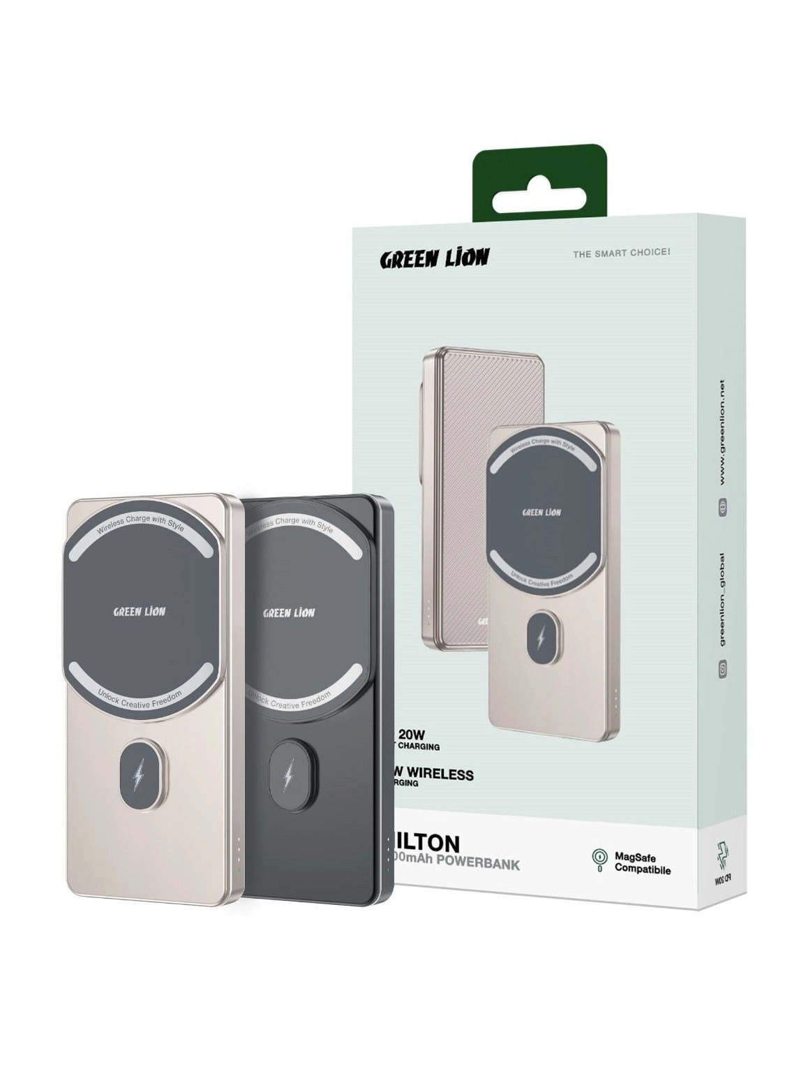 Milton - MagSafe 5000 mAh 5/7.5/10/15 Watts