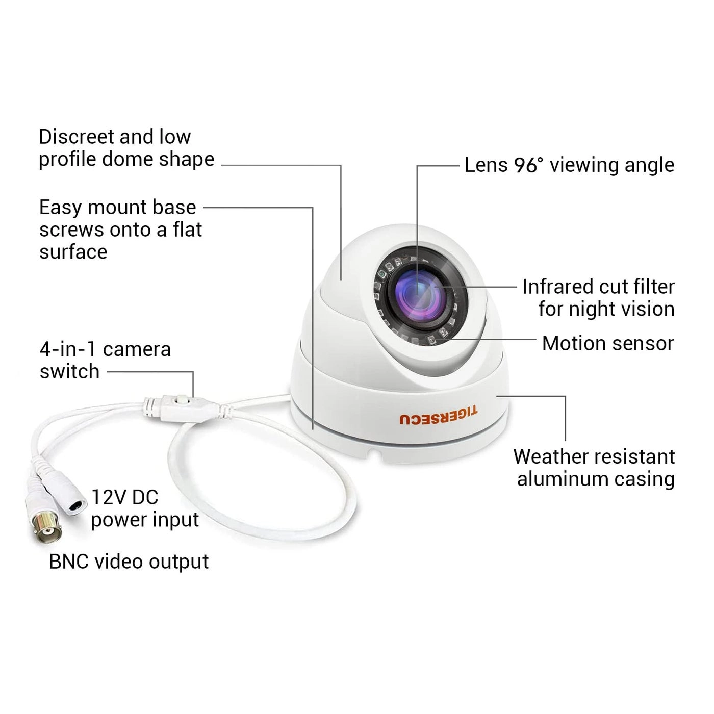 Dome Security Camera 1080P