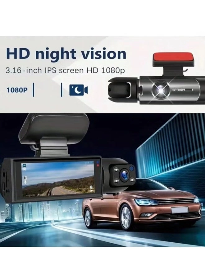 Dual Camera Dash Cam - 1080P
