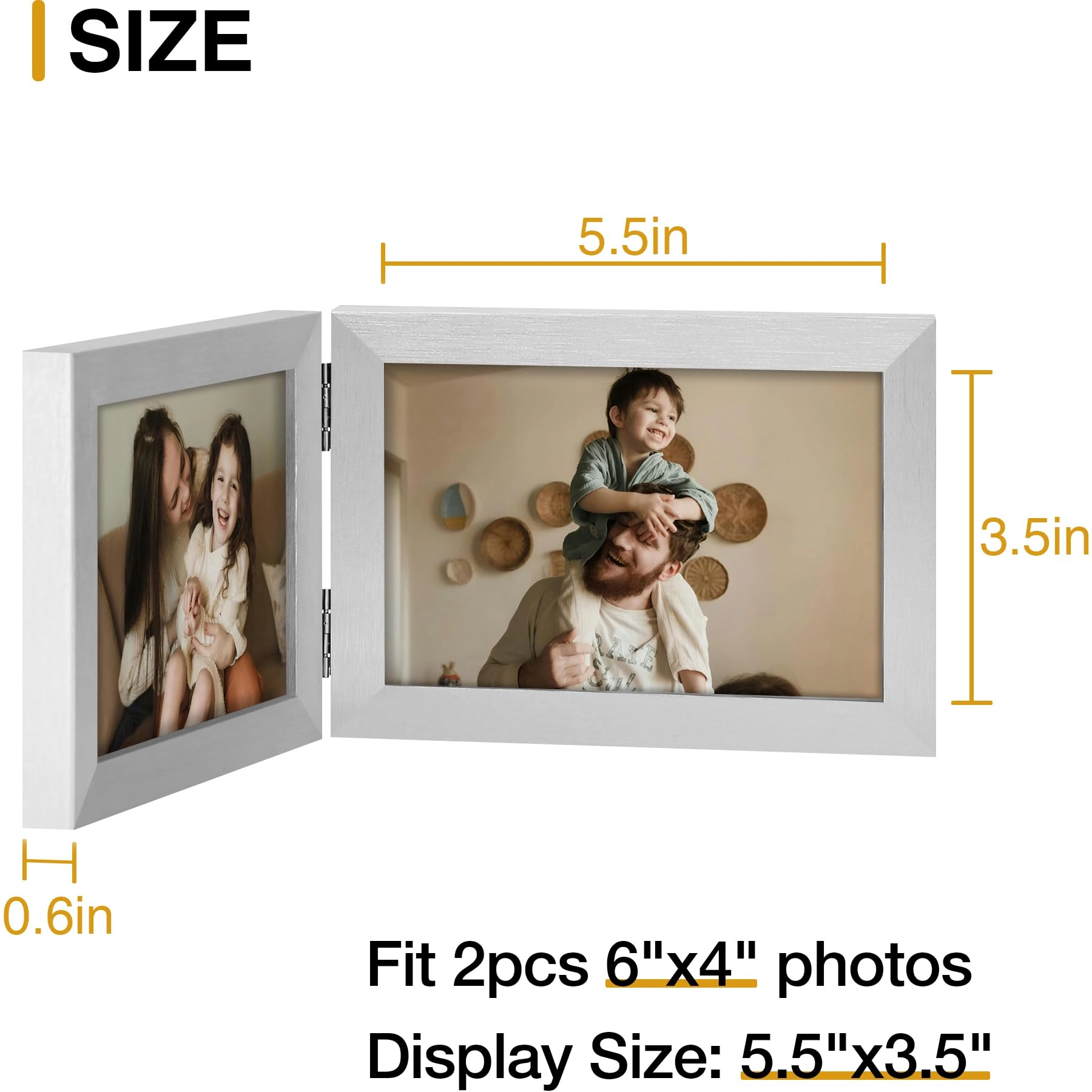 Double 6x4 Picture Frame