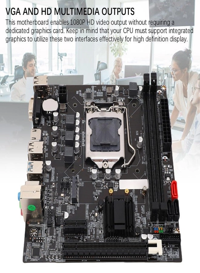 B75 LGA1155 - Micro ATX 2 * 8GB DDR3 PCIe 3.0