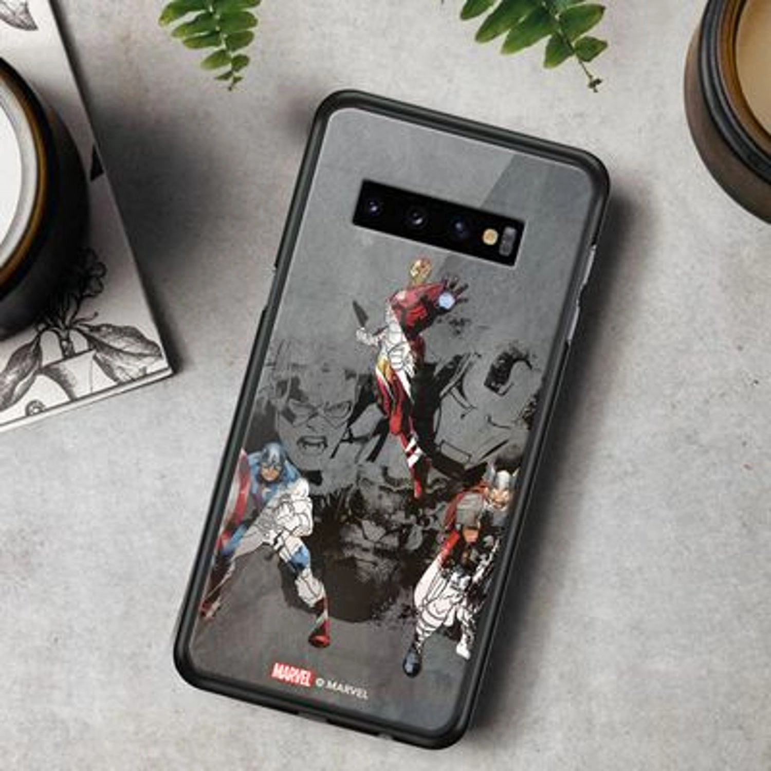 Avengers Trio Back Case for Galaxy S10