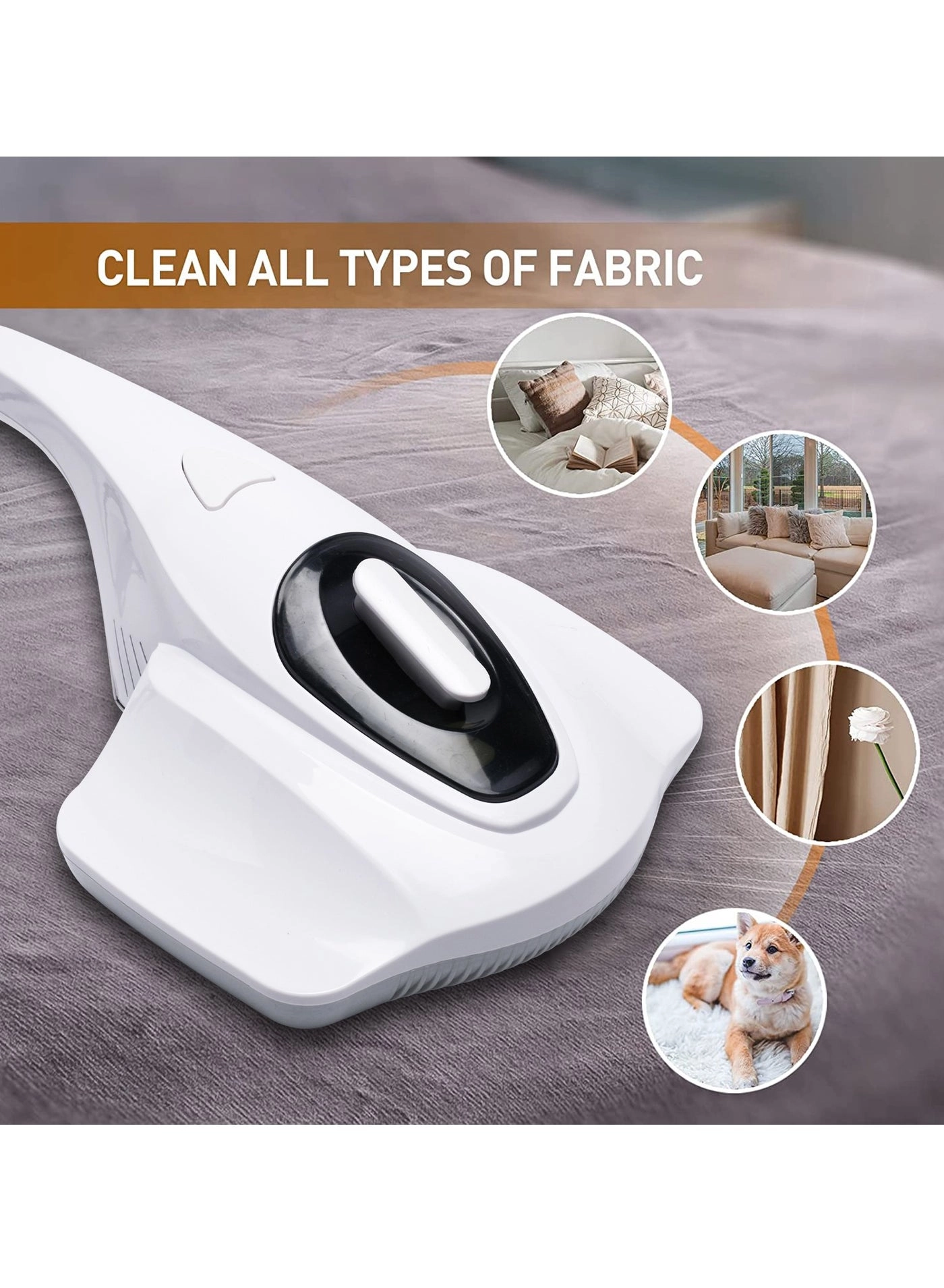 Mattress Vacuum Cleaner - Handheld UV Powerful Suction