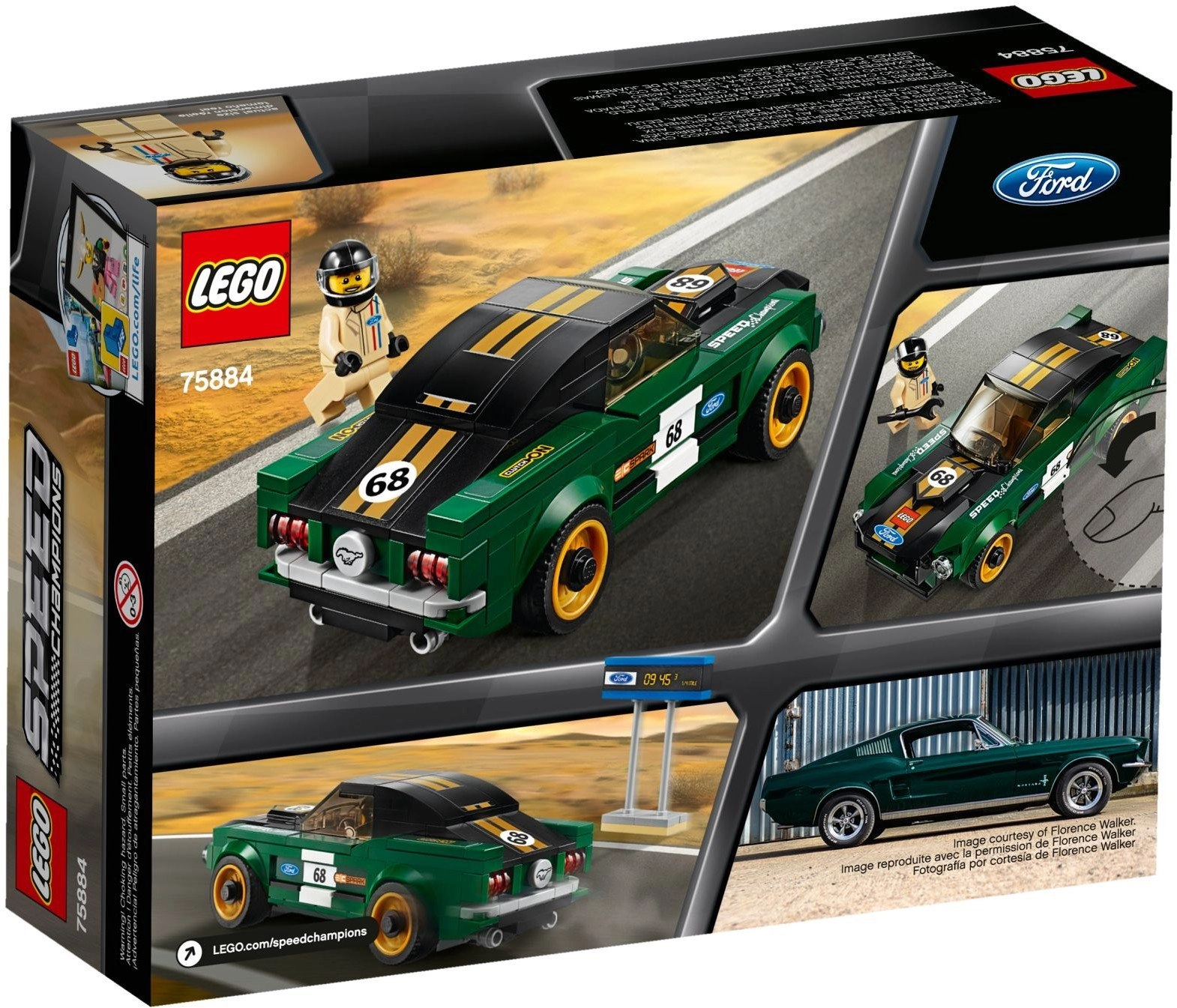 Speed Champions 1968 Ford Mustang Fastback (75884)