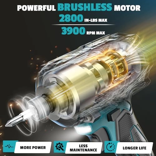 Impact Driver - 1/4" 18V Brushless