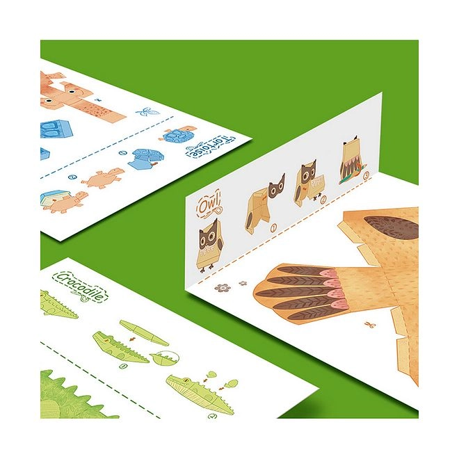 Origami Paper Animals - 5+ years 10 pcs