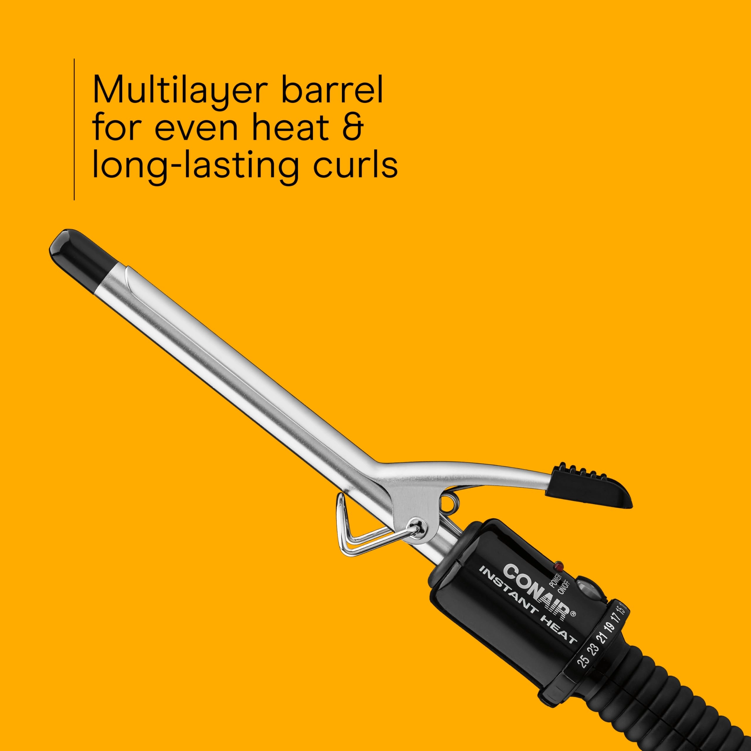 Instant Heat Curling Iron - 1/2-inch