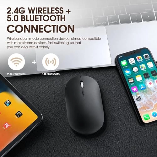 Dual Mode Wireless Bluetooth Mouse - Bluetooth 2.4G