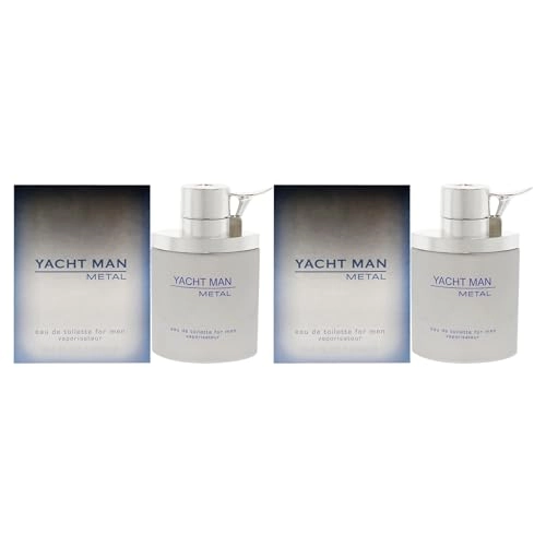 Yacht Man Metal Eau de Toilette 3.4 oz Pack