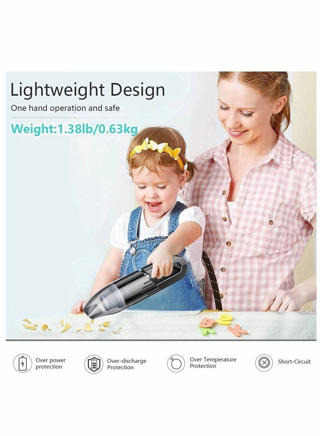 LYY-0270 - Tabletop Vacuum Cleaner USB Charging