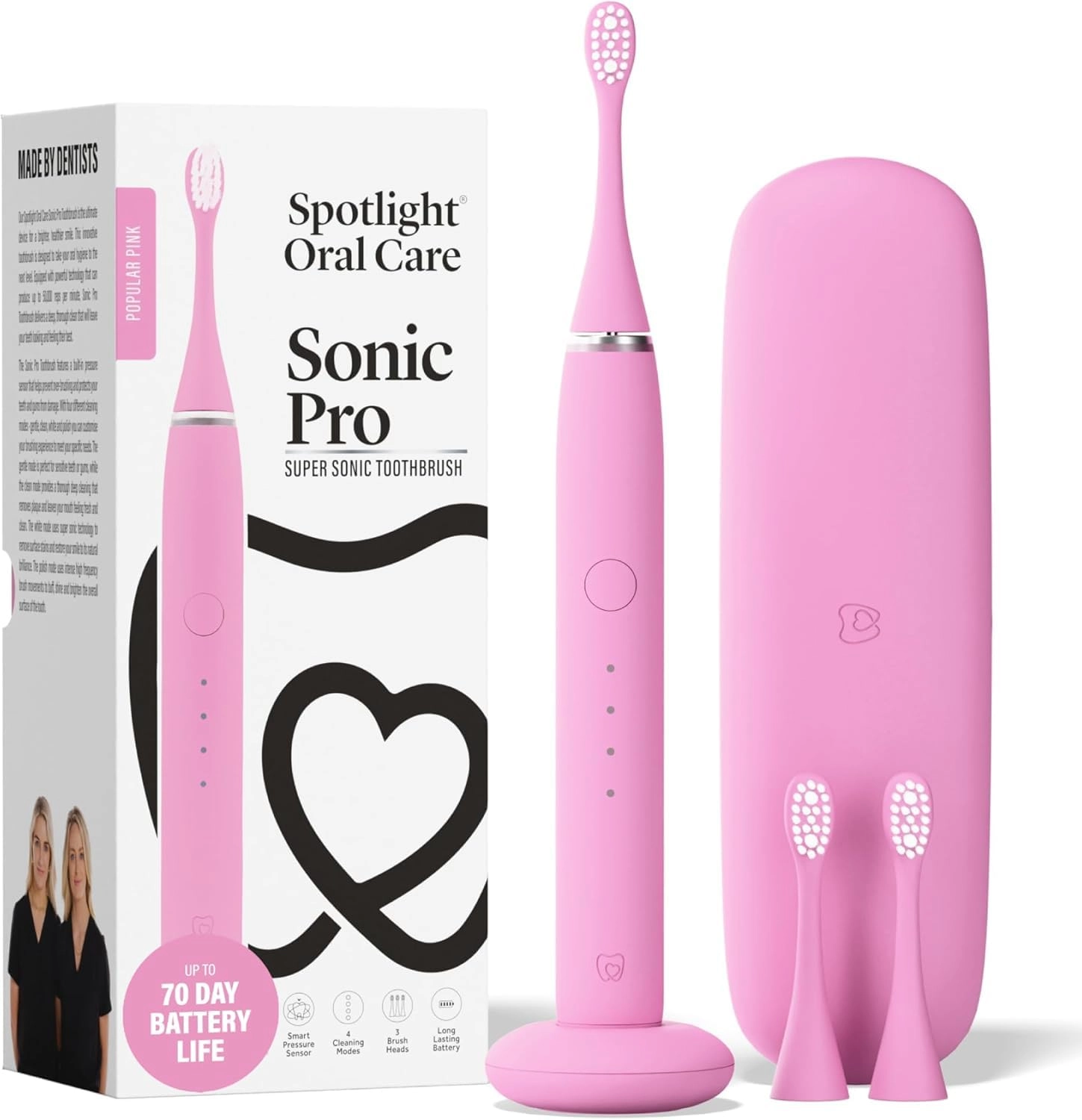 Spotlight Oral Sonic Pro - 50,000 Strokes/min 4 Modes 70-Day Battery