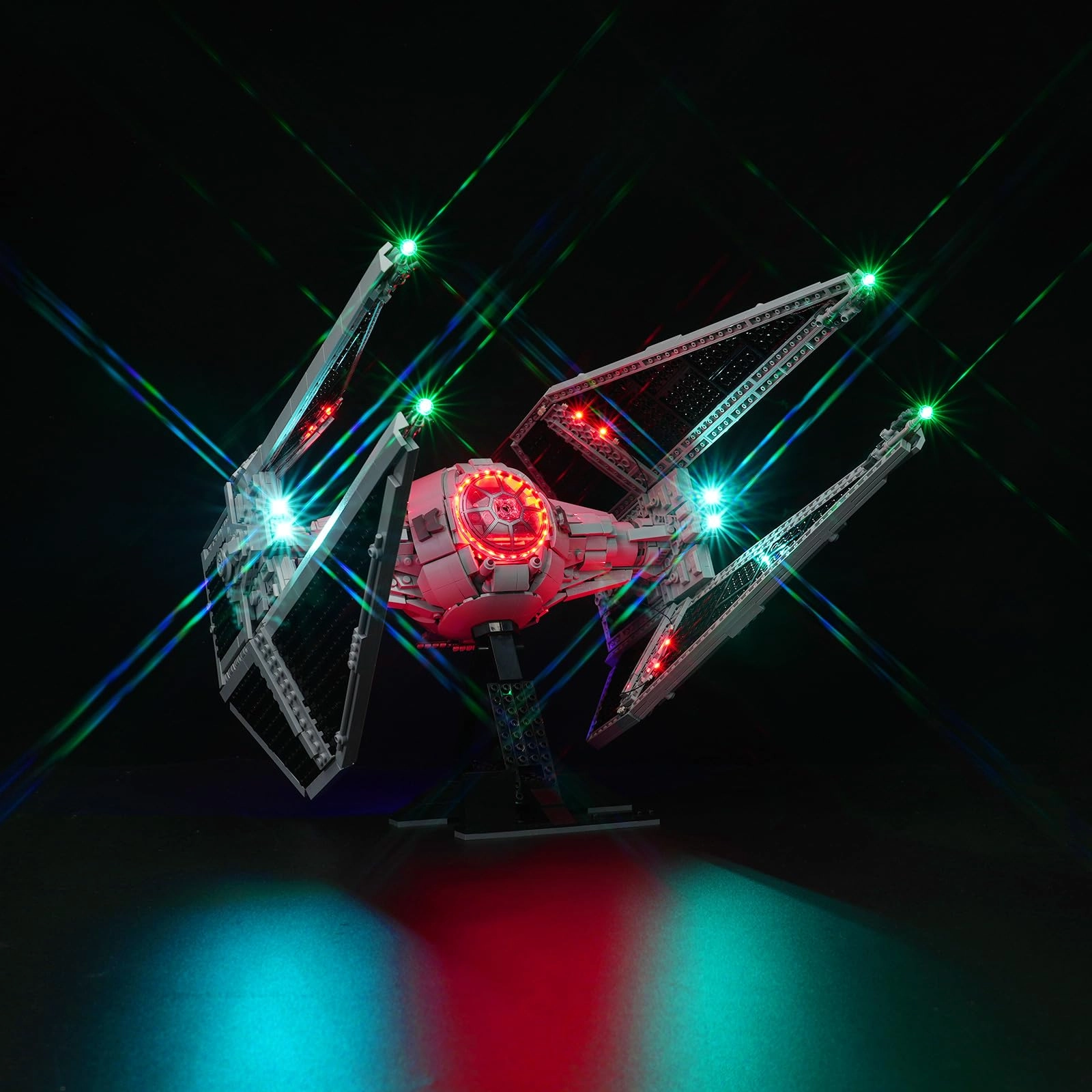 yinaikeji LED Lighting Kit for Star Wars TIE Interceptor - 75382 Classic Version