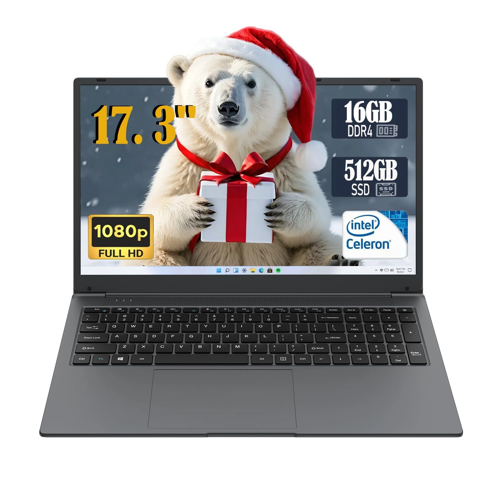 IJKKJI MTL1732 - 17.3'' Celeron N5095 16GB DDR4 512GB SSD