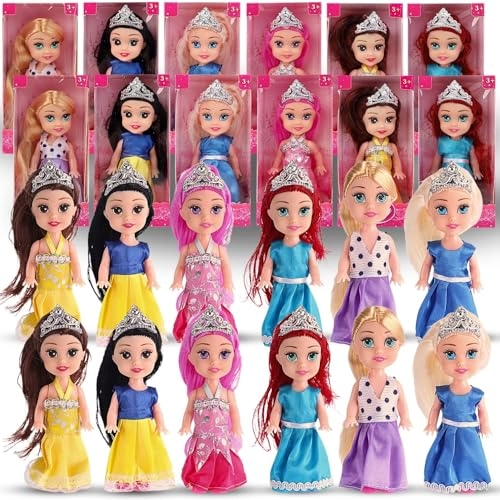Liberty Imports Little Royal Princess Dolls - 12 Pack 5 Inch
