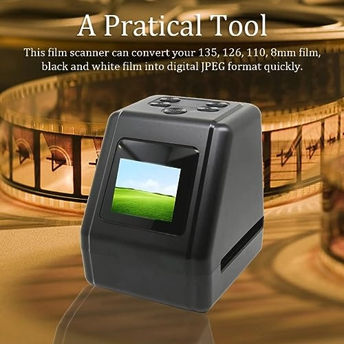 Portable Handheld Film Scanner - 135/126/110/8mm 2.0 Inch IPS Screen