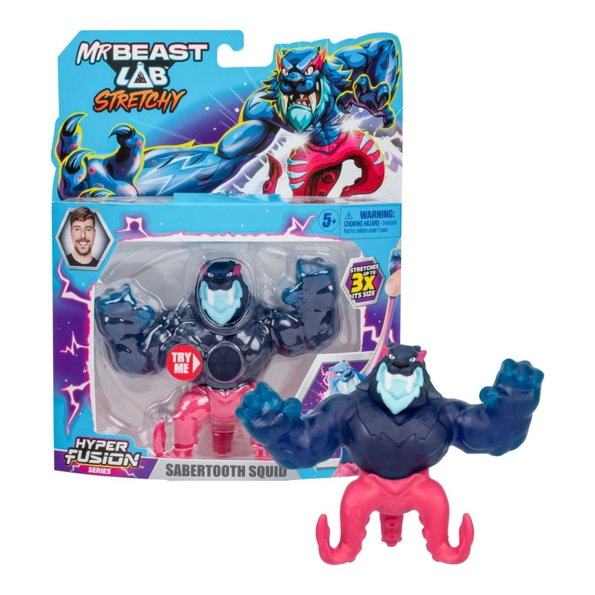 MrBeast Lab Sabertooth Squid - Hyper Fusion (12.7 cm)