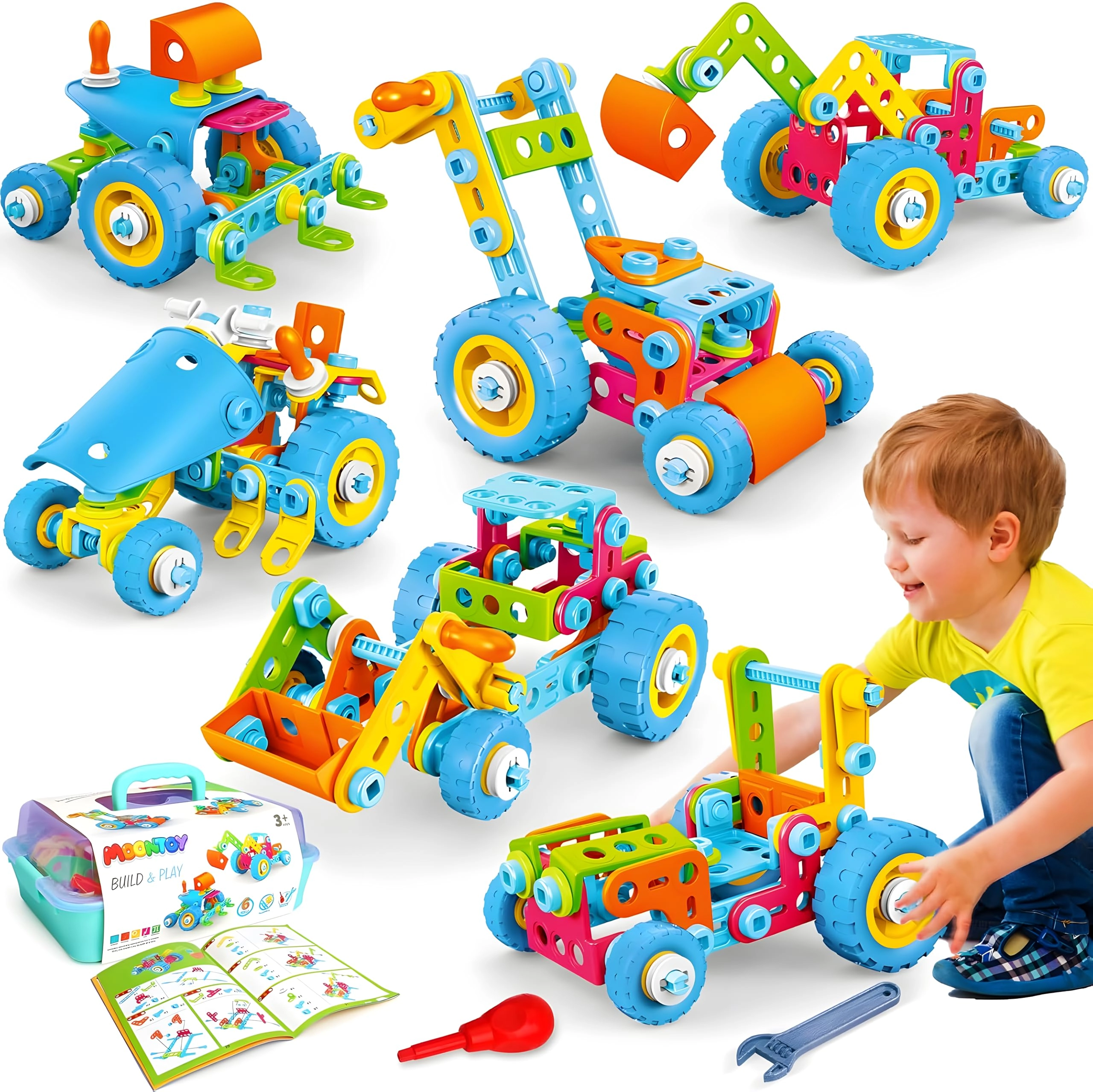 MOONTOY Building Blocks - STEM 6-in-1 118 pcs