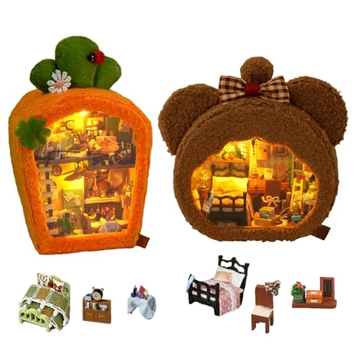 3D Wooden Puzzle Bookshelf Insert - Library of Books 1:24