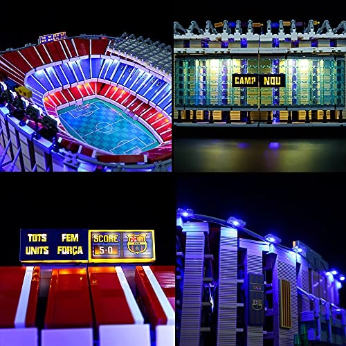 LED Light Kit for Lego Camp NOU - Compatible with Lego 10284 RC Version