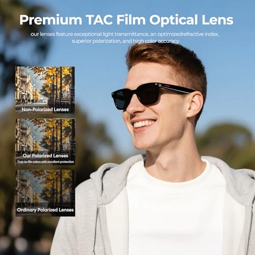 AI Smart Glasses - AI Translation 110+ Languages Bluetooth