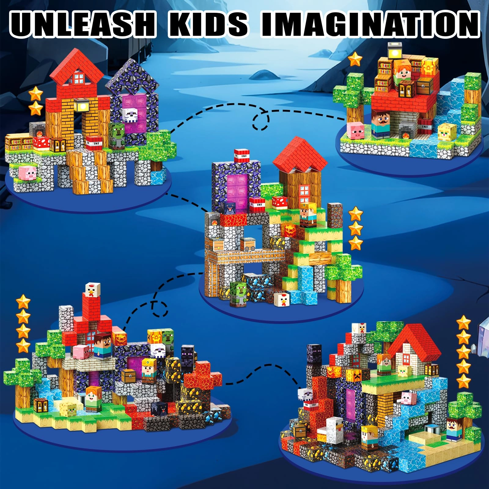 Magnetic Blocks - 400pcs