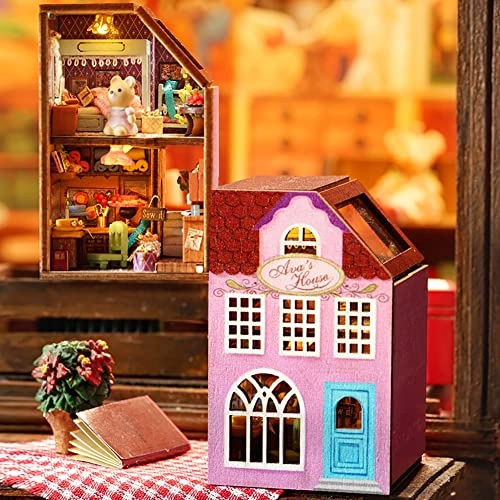 Miniature Wooden Dollhouse Furniture Kit - Creative Room 1:24