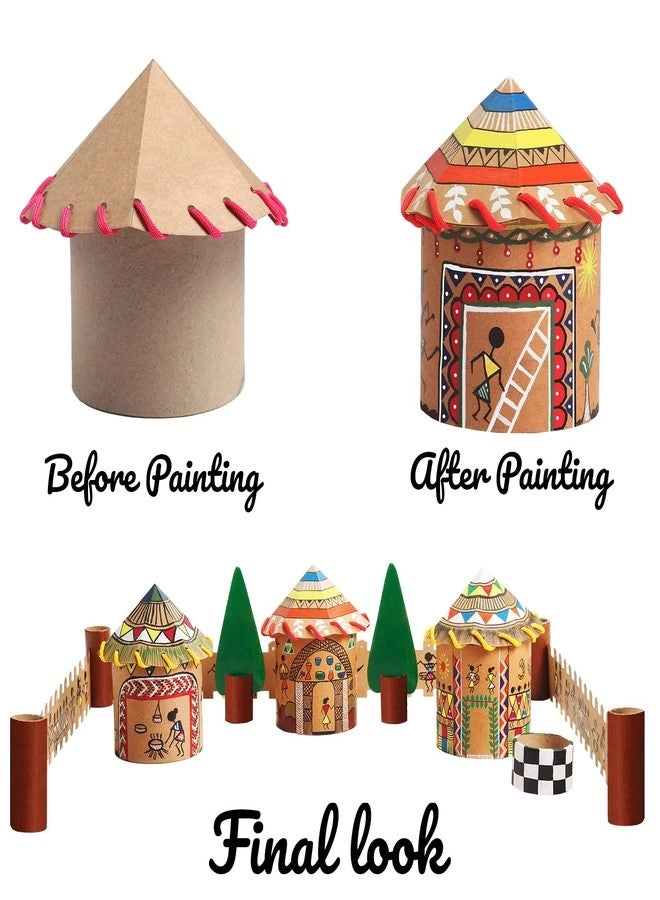 Warli Village Art and Craft DIY Kit - Ancient Art of India Hobby Kit for Girls Age 8 Years and Above