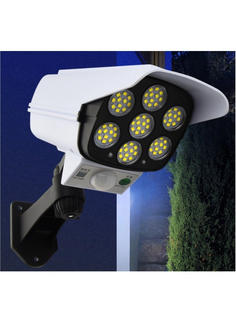 Remote Solar Motion Sensor Lamp - walls fences posts