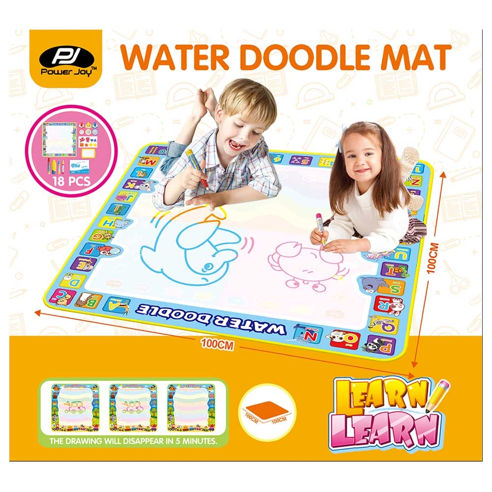 Learn Water Doodle Mat - 3+ 18 pieces
