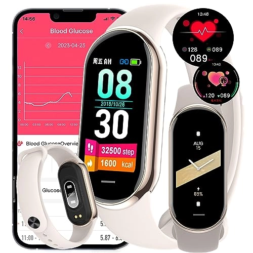 blood Glucose Smart Watch - 1.35 Inches Large