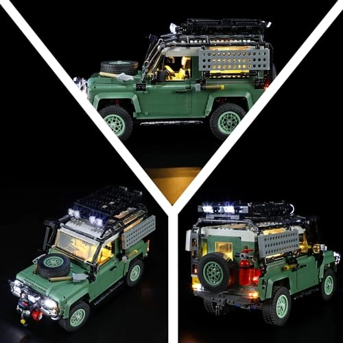 LED Light Kit for LEGO Icons Land-Rover Classic Defender 90 10317