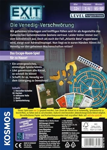 EXIT - The Game: The Venice Conspiracy (German)