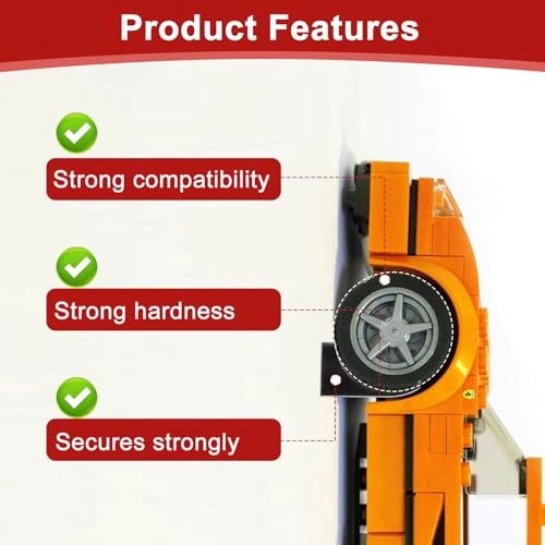 Car Model Wall Mount Bracket - 12 Pieces for Lego Car