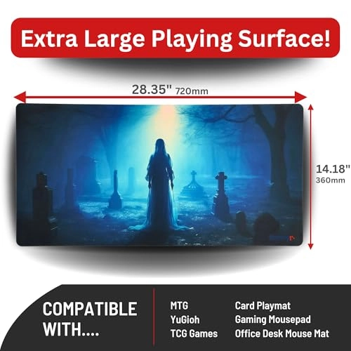 MTG Playmat Polyester Gaming Mouse Pad - 72x36 cm