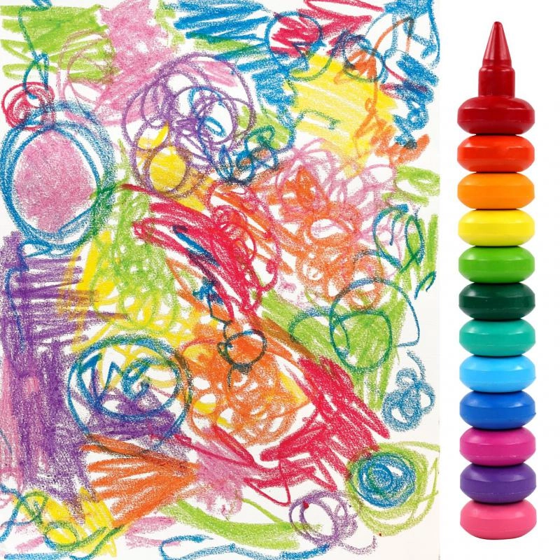 Finger Crayons - 12 Pcs