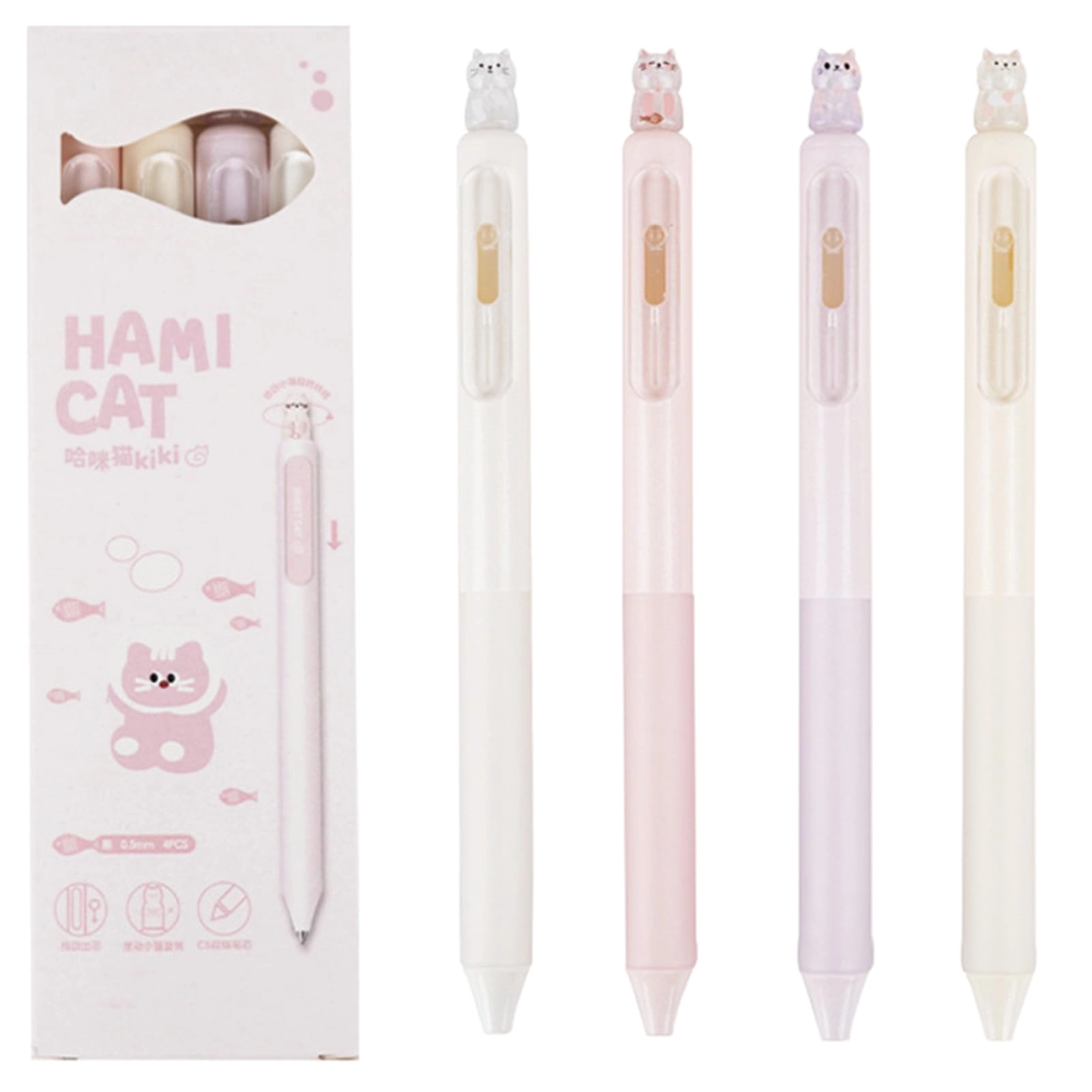Gel Pen - 4Pcs 0.5mm