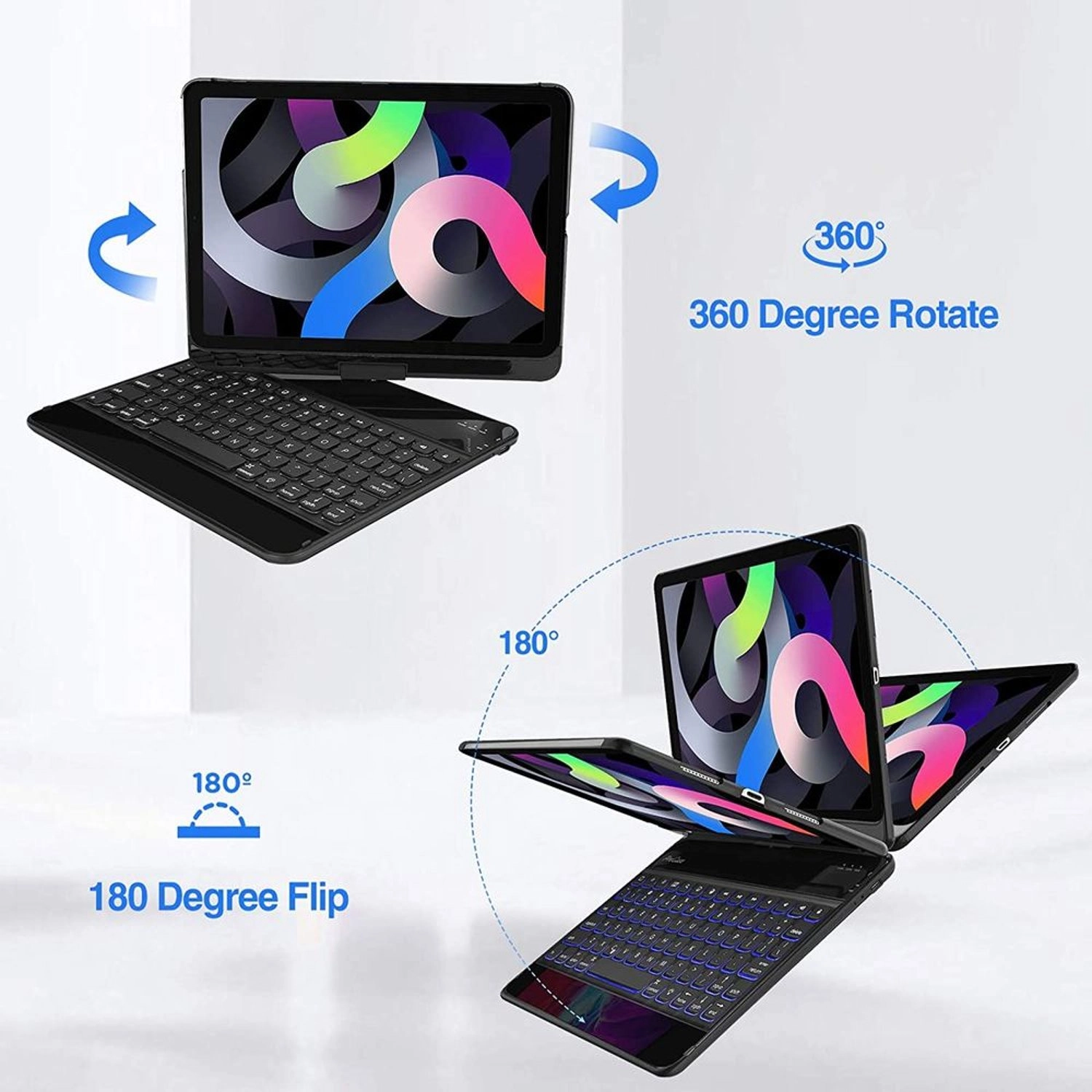 Keyboard Case with Screen Protector for iPad 10.9-inch (10th Gen)