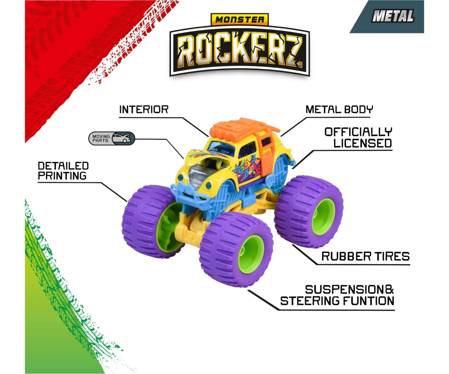 Monster Rockerz - 1:64 1pcs