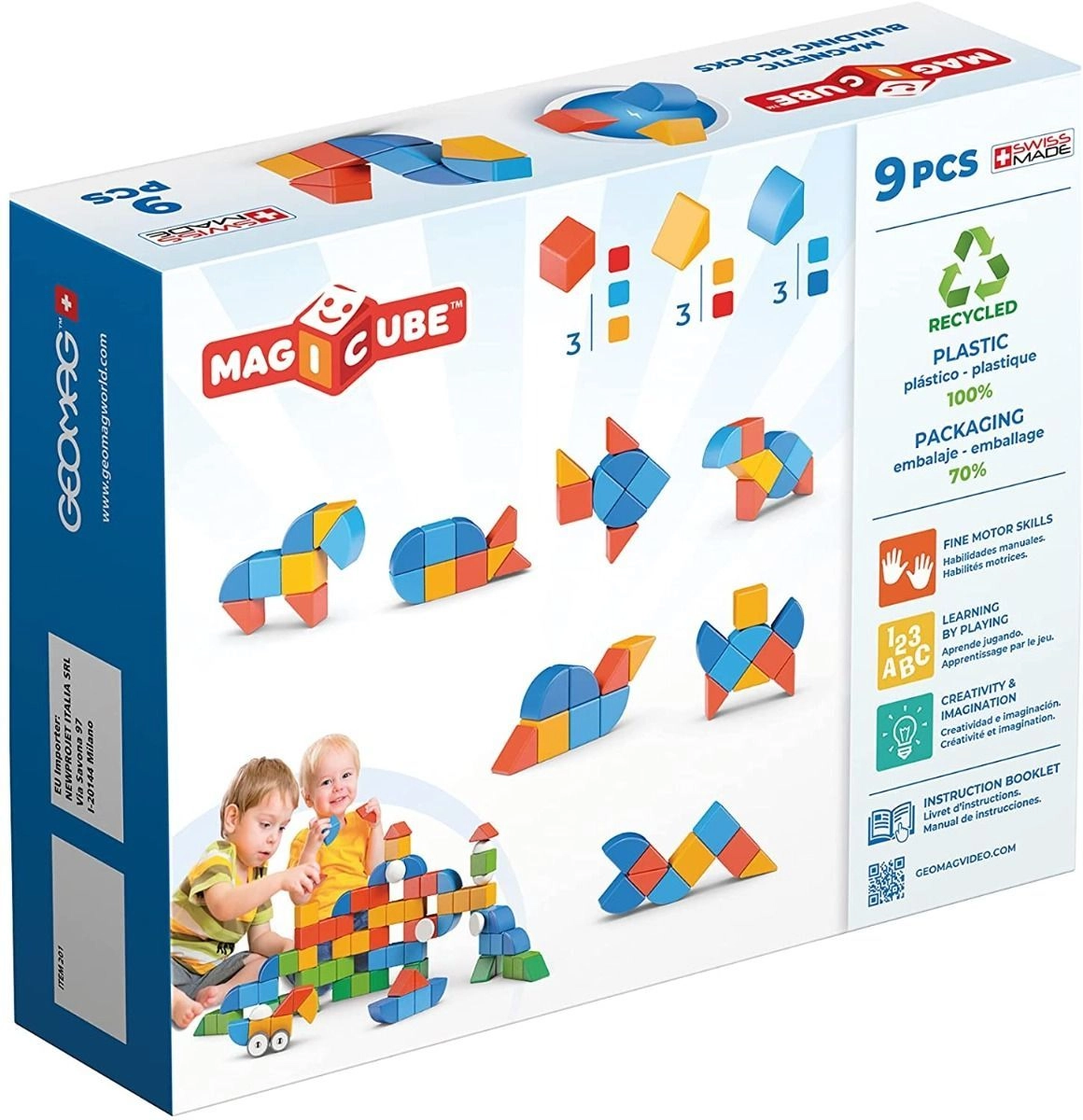 Magicube Jungle Animals - 12 months & above 9Pcs