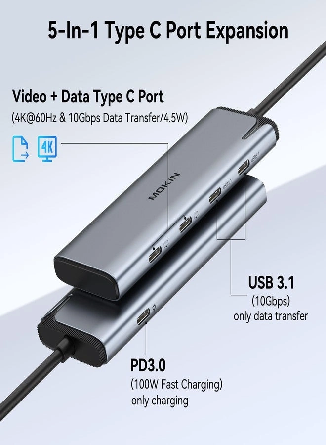 USB C to USB C Hub - USB4 4K@60Hz
