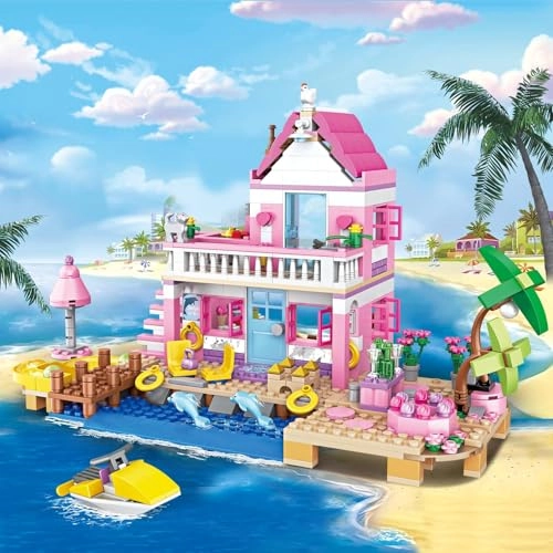 Beach House Building Set - Girls 822 pcs