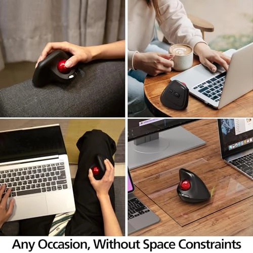 Ergonomic Trackball Mouse - Bluetooth