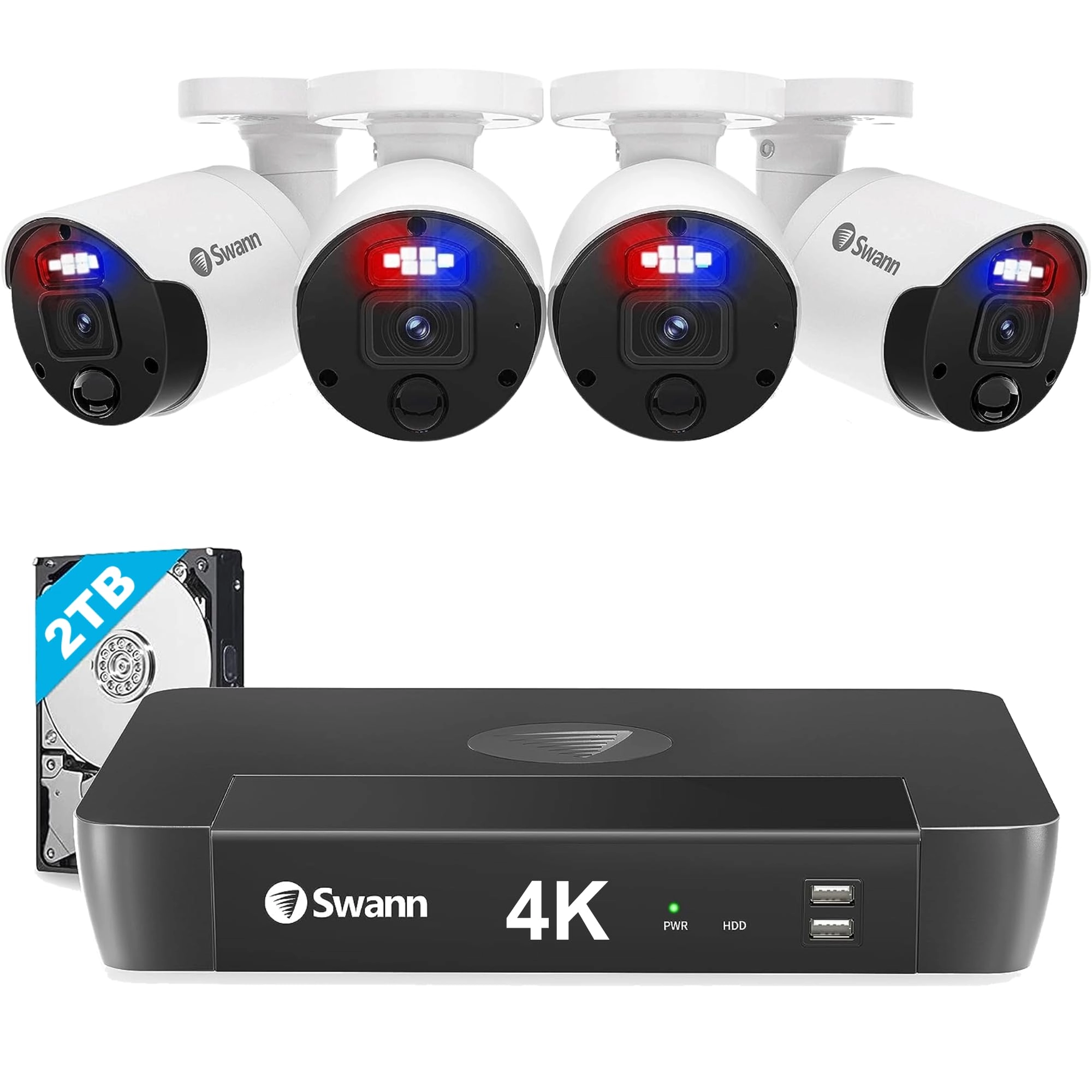 Swann Pro 4K UHD - 4-Pack 8